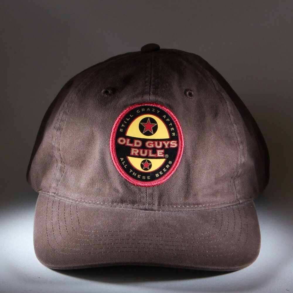 Old Guys Rule Hat Mens OS Brown Still Crazy After All These Beers Cap
